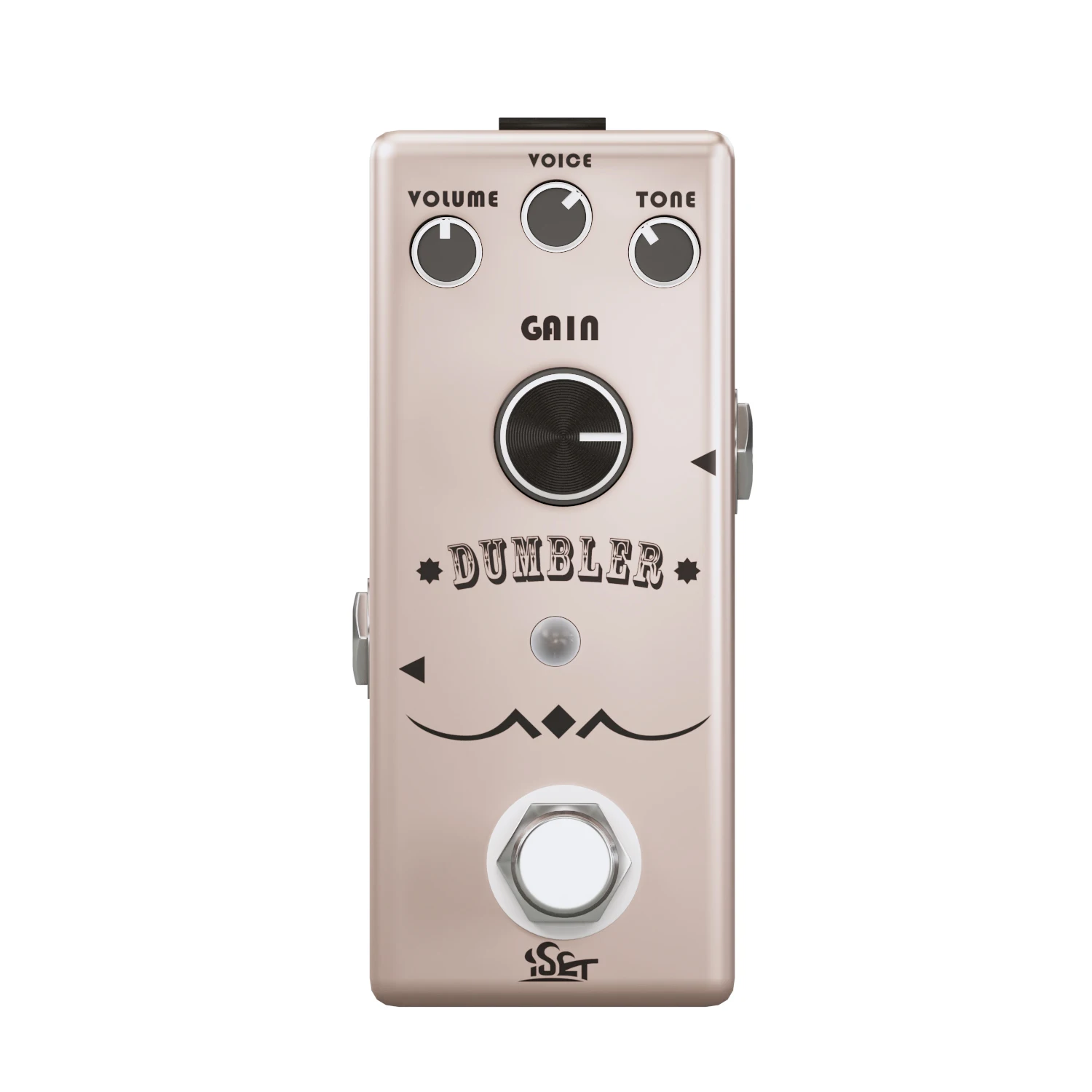 ISET Guitar Dumble And Flangerr Pedal Mini Single Guitar Effect Pedal for Electric Bass True Bypass