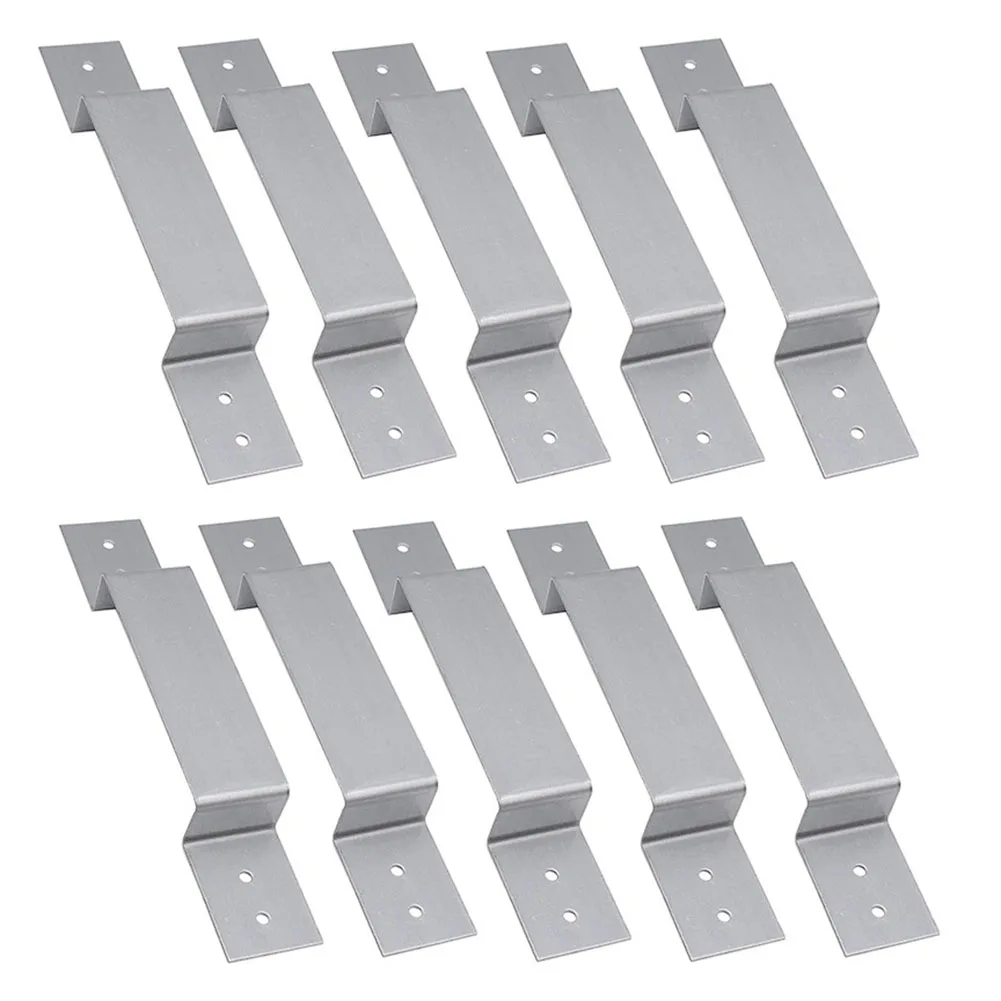 

4Inch Fence Post Security Brackets Mounting Fence Panel Clips For 100mm Posts Concrete Or Wooden Posts Anti Rattle Post Clips