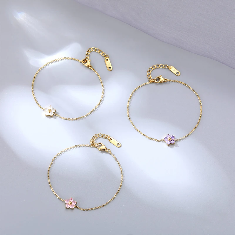 Gouden High XP armband / roestvrij staal en leder