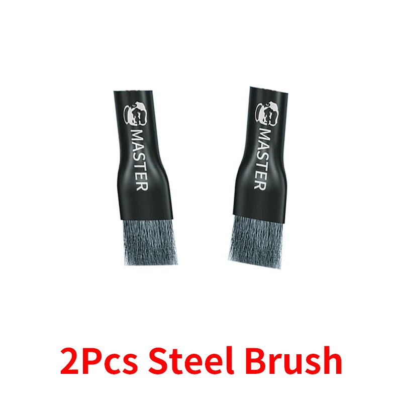 2Pcs MECHANIC motherboard IC debonding brush steel brush replacement head IC pad cleaning and glue removal and tin removal tool