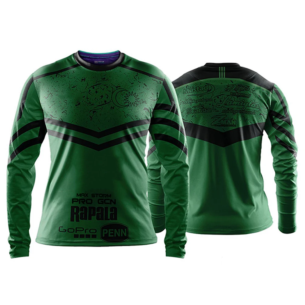 thumbnail image 1 of 2022 En stock Camisetas de pesca de verano de manga larga para hombre, camiseta de ciclismo de carretera MTB para montar en motocicleta, 1 of 4