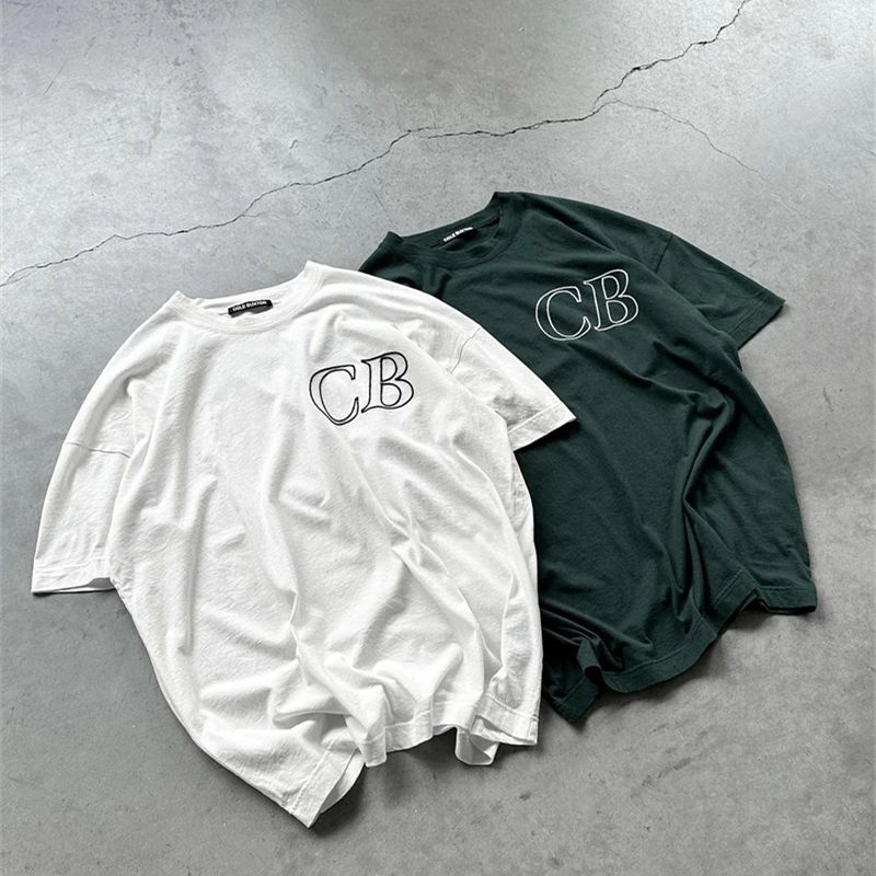 

Casual Short sleeve CB Label Embroidery CB logo Cole Buxton T-shirt Men's and women's 1:1 High quality oversized T-shirt
