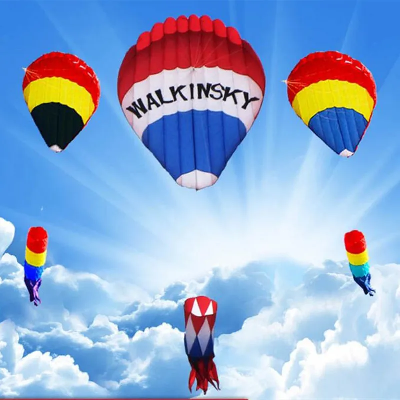 

free shipping large inflatable kite hot air balloon kite flying for adults professional kites windsock kitesurf equipment koi