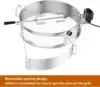only fire Stainless Steel Multi-purpose Rotisserie and Pizza Combo Kit for Weber 22-Inch Kettle Charcoal Grills - Include Pizza 5