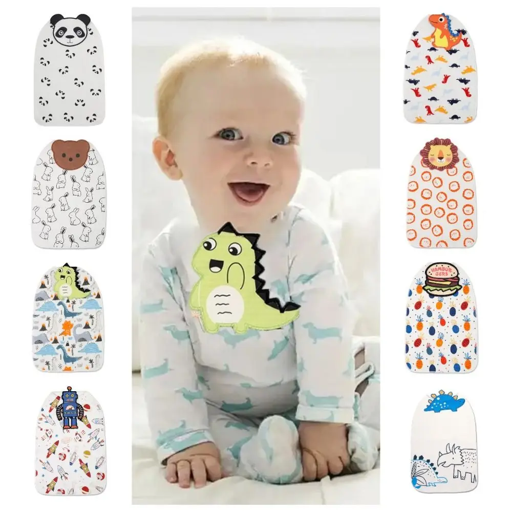 

Cartoon Animal Themed Baby Sweat Absorbent Towel Comfortable Cotton Cloth Kids Backrest