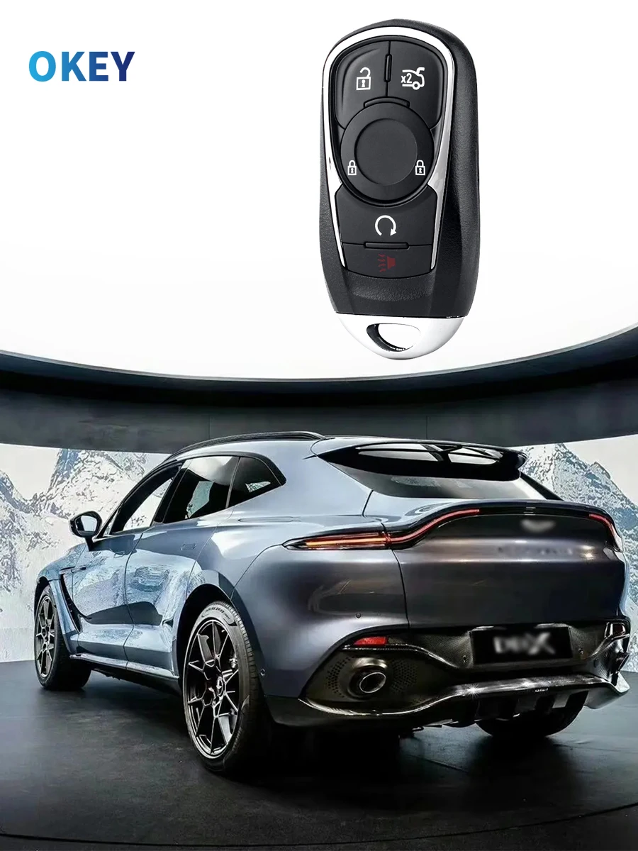 Custodia di ricambio per coperture chiave a distanza per auto Okey per Buick Encore Envision 2017 2018 2019 2020 - S022e54f265d14bff9753d66d9b87fe5as