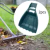 2x Leaf Grabbers for Hands Porch Lawn Yard Scoops Leaf Scoops and Claws Hand Rakes for Lawn Clippings Grass Shrub Twigs Garden 4