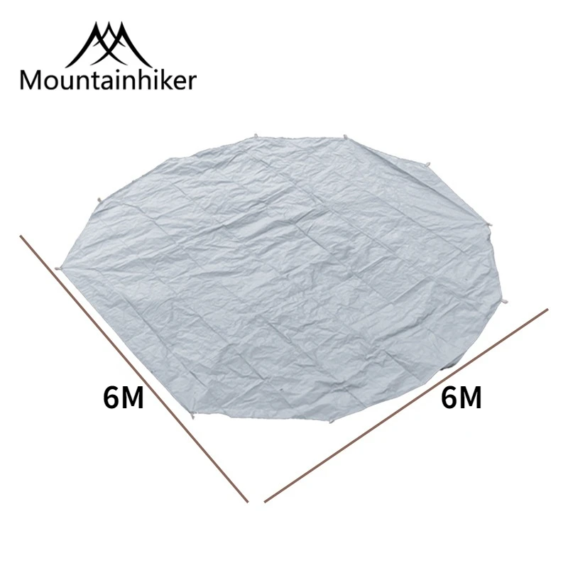 

Mountainhiker 2022 New Version Tent PE Waterproof and Moisture Proof Footprint 600*600cm High Quality Yurt Pyramid Floor Mat