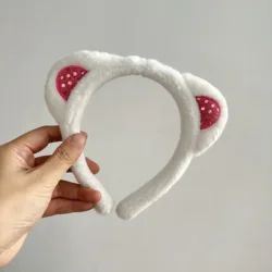 Girls' Cartoon Ear Headband for Birthday Parties and Halloween Cosplay (YELLOW)