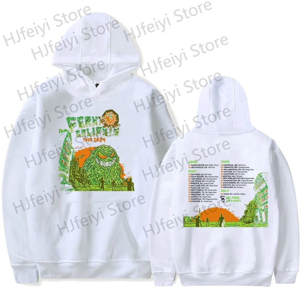 thumbnail image 1 of Sudadera con capucha Feid Ferxxocalipsis Tour 2024 para hombre y mujer, unisex, informal, de rapero, de manga larga, con capucha, ropa de calle, 1 of 5