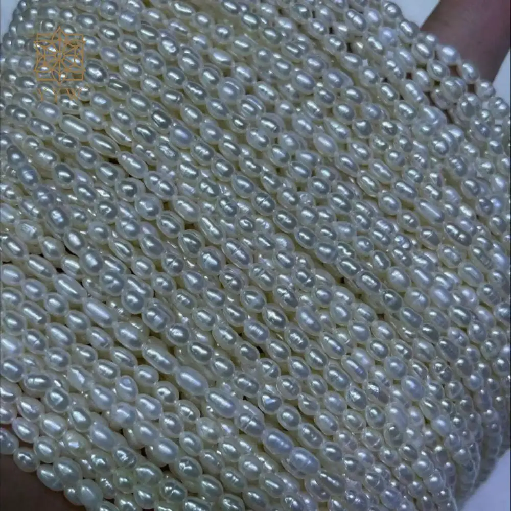 GradeAA253mmKultivierteReisSwasserPerlePerlenDiyWeiLose