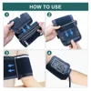 Automatic Digital Arm Blood Pressure Monitor Sphygmomanometer Tonometer Tensiometer Heart Rate Pulse Meter BP Monitor Healthy 4