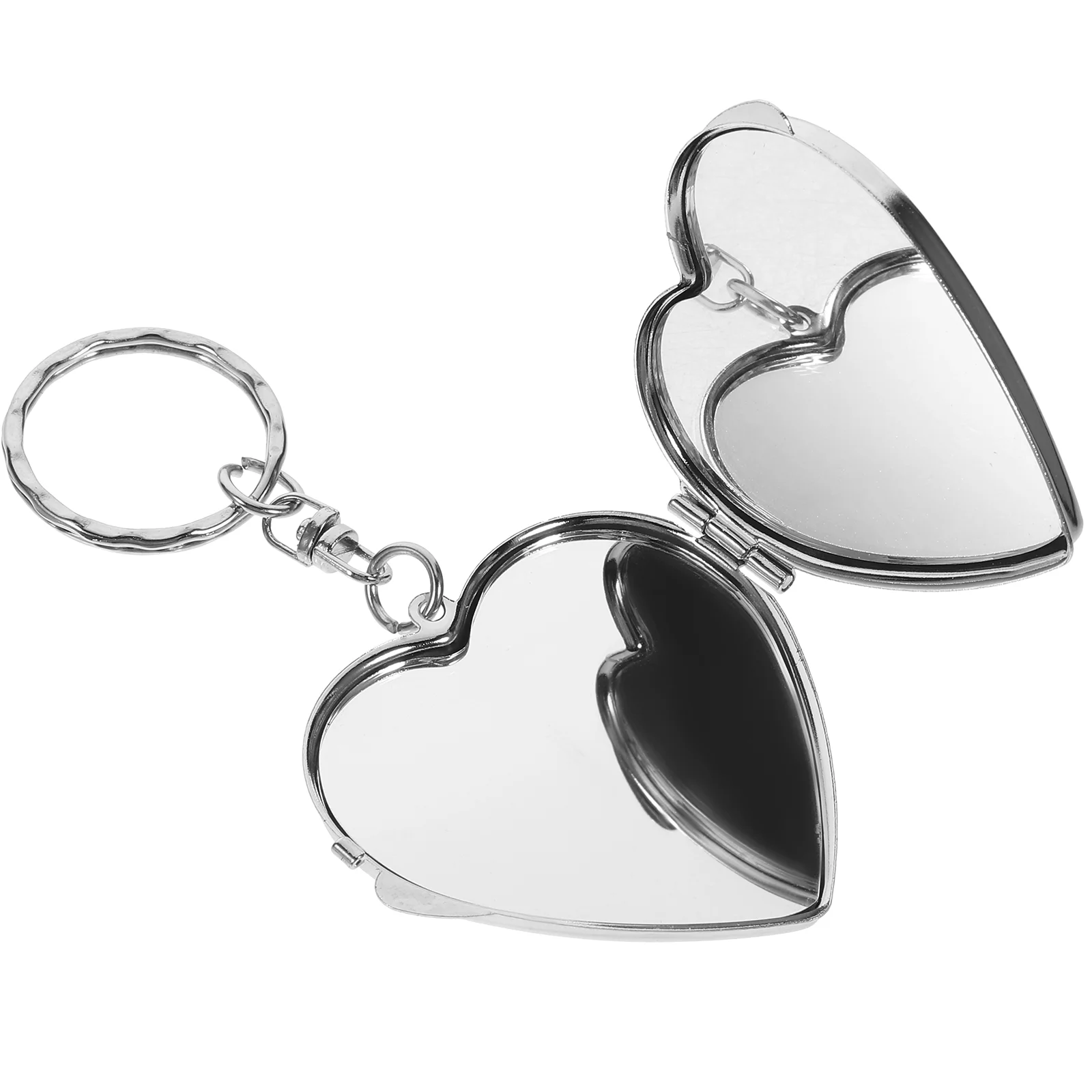 

Hand Mirror Pocket Mirror Women Makeup Mirror Heart Shaped Mirror for Travel