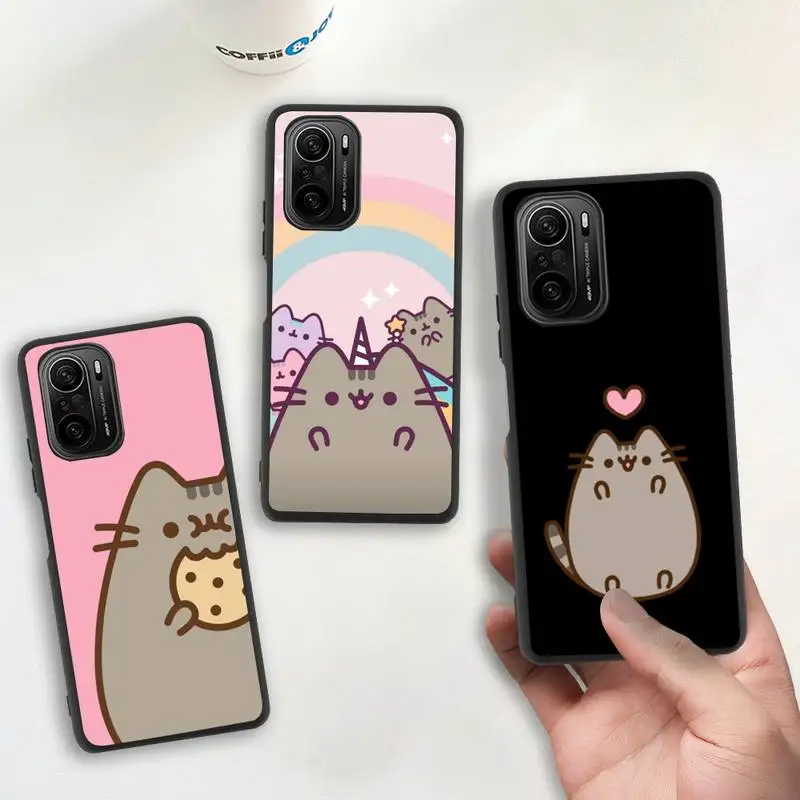 CuteCartoonCatDesignPusheenPhoneCaseForRedmi9AK20K30K40