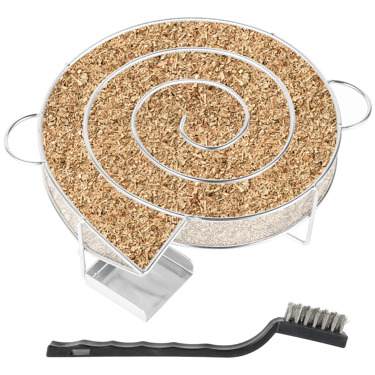 Cold Smoke Generator For BBQ Grill Or Smoker Wood Dust Hot And Cold Smoking Salmon Meat Burn Cooking Stainless Bbq Tools