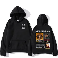 Rauw Alejandro New Hoodie Fanshion Printing Sweatshirt Autumn Unisex High Street Loose Clothing Tends Classic Versatile Pullover 1