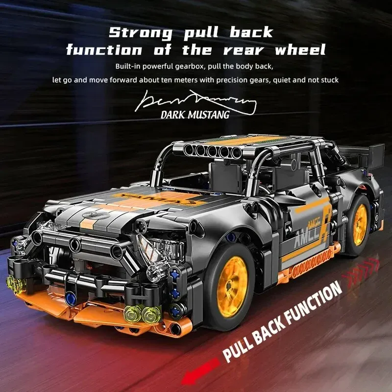 Super Racing Model, Children's Building Blocks, Assembling Toys, Racing Sports Cars, Boys' Ideal Birthday Gift Collection