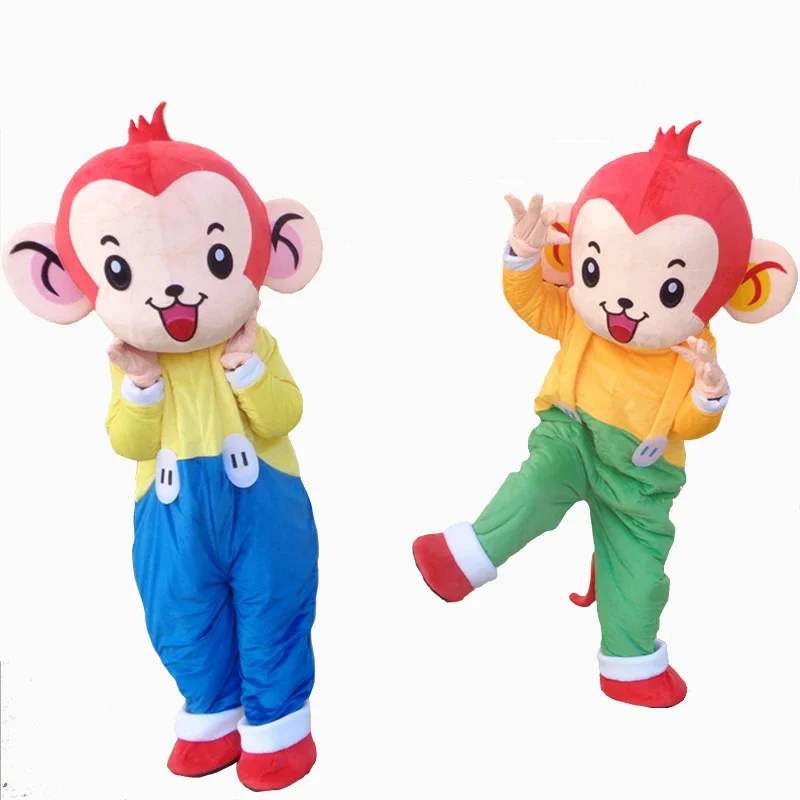 

Cute Monkey Mascot Costumes Cartoon Animal Mascot Costume Fancy Dress for Adult Halloween Party Costumes