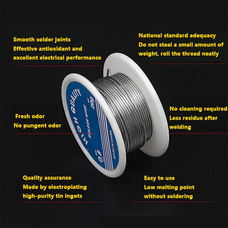 Soldering Wire 20/30/50/100g Electronic Rosin Core Tin Multipurpose Welding Flux Iron Reel