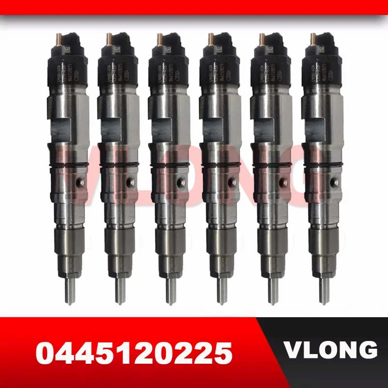 

6PCS High Quality Fuel Injector Assembly Assy For HIGER Bus Yuchai YC4G Engine 0445120439 0 445 120 439 0 445 120 225 0445120225