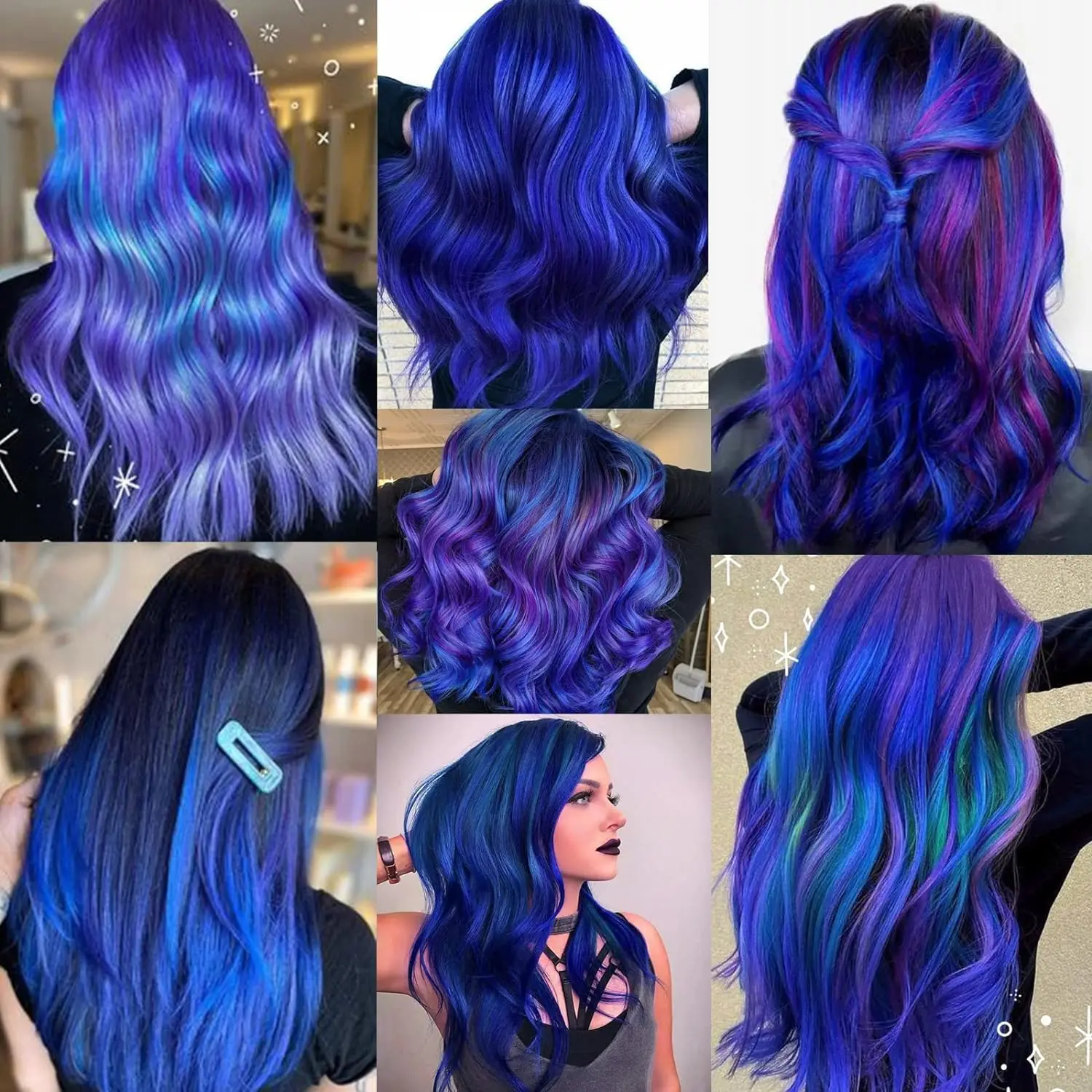 Colored Hair Extensions Clip 9