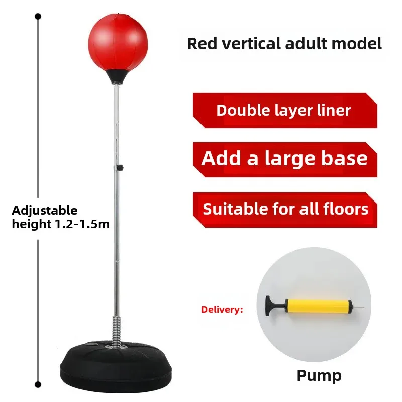 Standing Boxing Training Equipment Sandbag Gloves Stress Relief Fitness Equipment Sport Adult Punching Bag Reaction Target