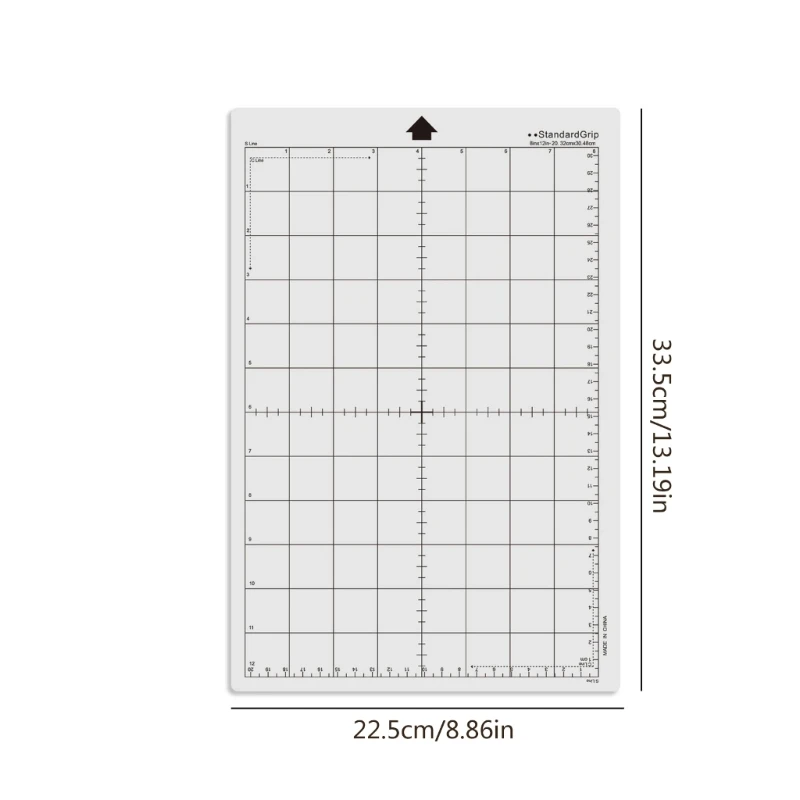 3 Sheets Cutting Mats for Silhouettes Portrait Scrapbooking Adhesive Cutting Mats Replacement Cut 8x12 in Cut