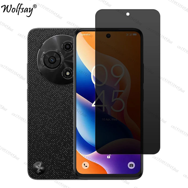 Premium Privacy Tempered Glass Screen Protector - Full Cover, Anti-Spy Protection, 6.7-inch Display