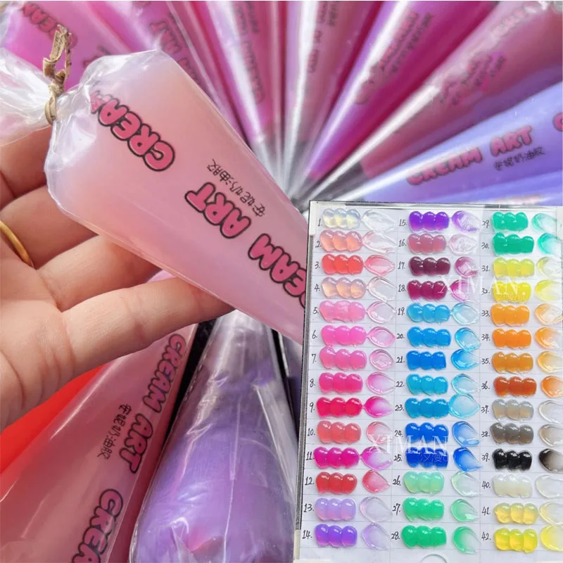 Transparent Crystal Simulation Cream Glue for Phone Case DIY