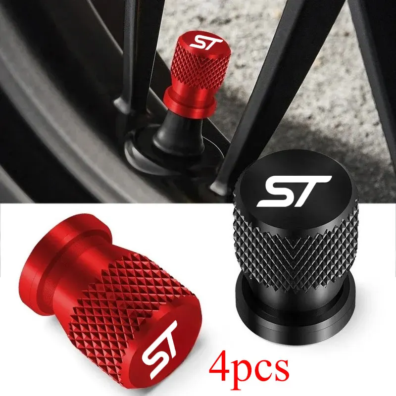 ฝาครอบวาล์วยางรถยนต์ สำหรับรถฟอร์ด ST FOCUS 2 3 Mondeo Fiesta Kuga MK2 MK3 MK4 ป้องกันฝุ่นและน้ำ 1