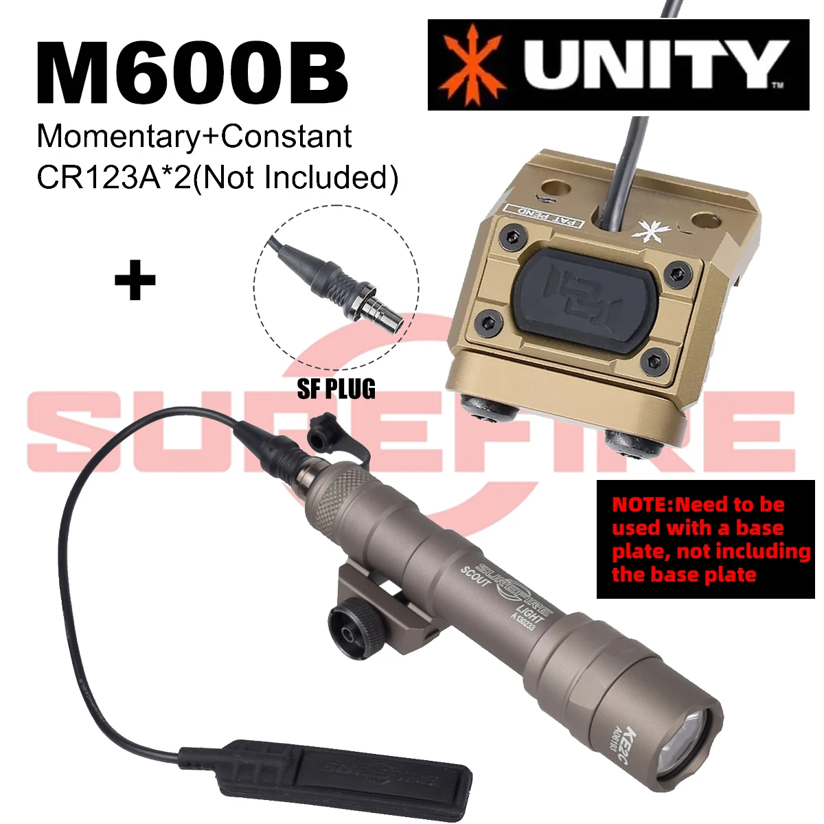実物SureFire M600U シュアファイヤ アリサカ UNITYセット 実物SureFire M600U シュアファイヤ アリサカ UNITYセット SUREFIRE