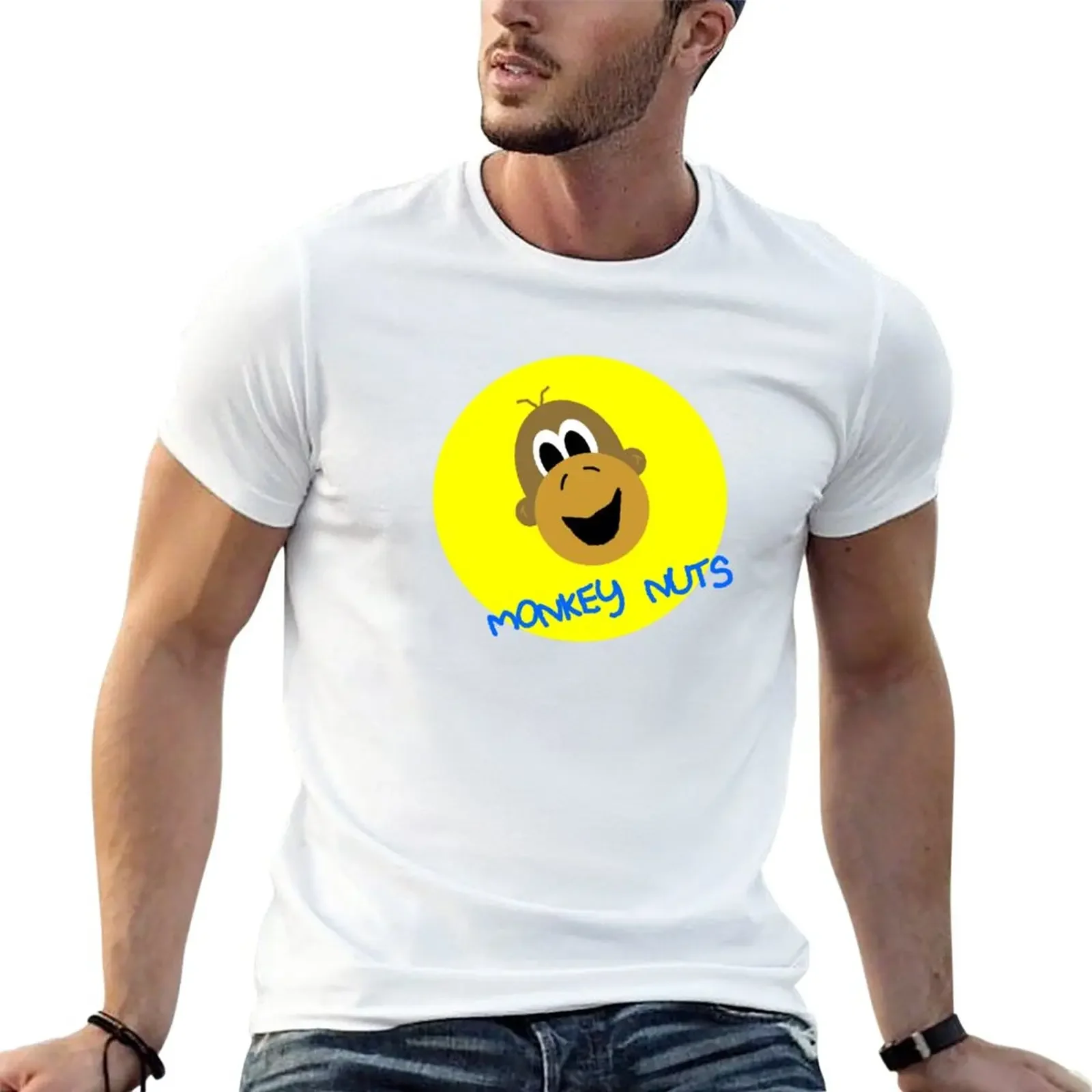 

Monkey Nuts T-Shirt vintage vintage clothes plain t shirts for men cotton