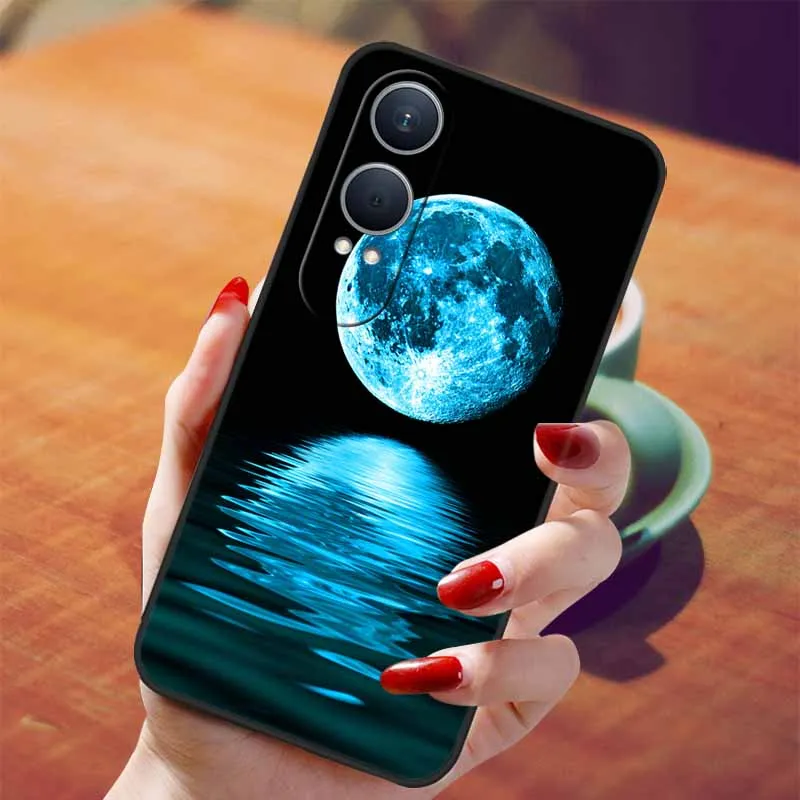 Oneplus Nord CE4 Lite Black TPU Silicone Soft Case with Wolf Design