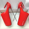 Pole Dance High Heels 19/22/30cm Extreme Platform Women Pumps Metal Heel Ankle Buckle Size 50 Pink Green Woman Wan Leisure Heels 6