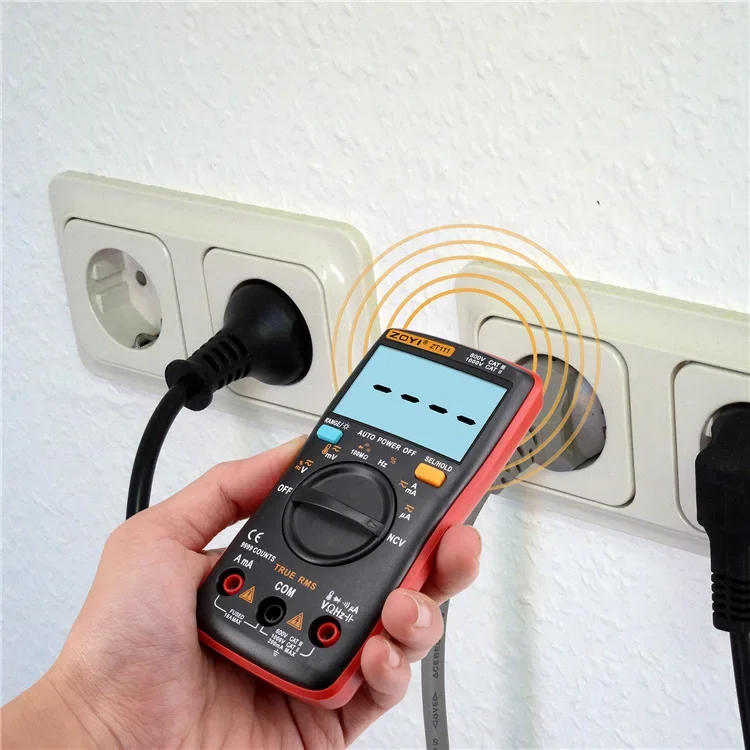 ZOYI Digital Multimeter ZT111 Auto Range Professiona Multimetro Testers 9999 counts NCV Ammeter Voltmeter Capacitor tools