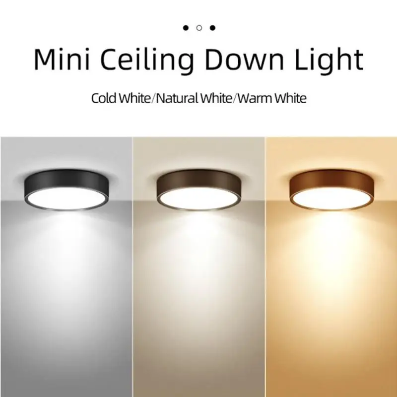 

High Quality Rotating Led Downlight Living Bedroom Fixture Hallway Lightingdecoration Energy-saving Surface Mounted Ceiling Lamp