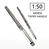 1:50 Reamer Morse Taper Handle Spiral Blade HSS CNC Machine Reamer 8/10/12/14/16/18/20/25/30mm Taper Shank 1