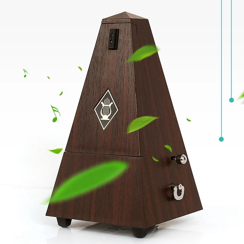 B48B-Mechanical Metronome Retro Music Timer Musical Instrument Universal Precision Rhythm For Guitar Guzheng Drums