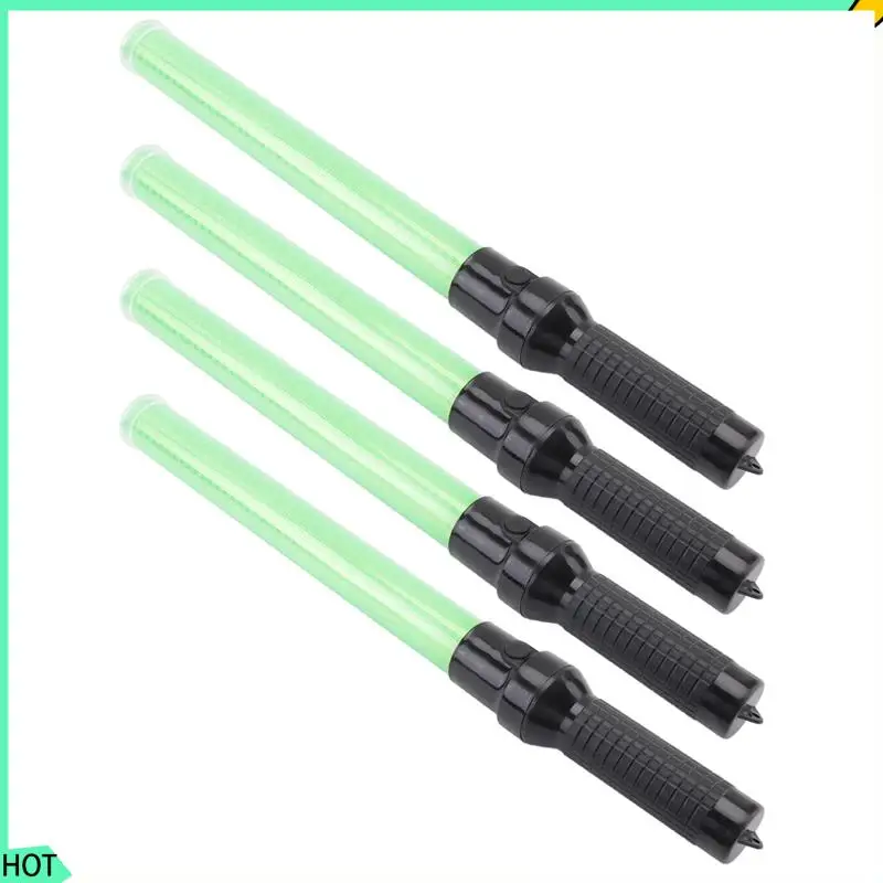 AWAH 4Pack Traffic Wand 54Cm Led Traffic Control Wand Safety Light Wand With 2Flashing Modes Air Marshaling Signal Wand
