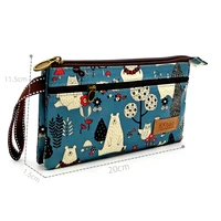 Polyester Waterproof Women's Coin Bag Ladies Organizer Wallet Female Phone Purse Money Pouch Clutch Handbag Carteira for Girls - Image 3