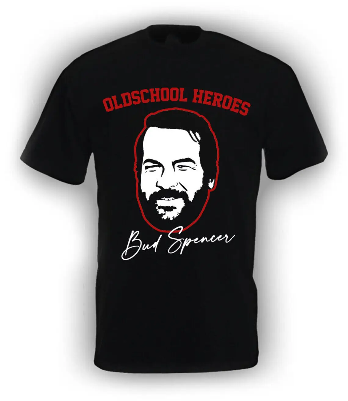 T-Shirt In Cotone Retrò Bud Spencer 6 S2028 Maniche Lunghe O Corte