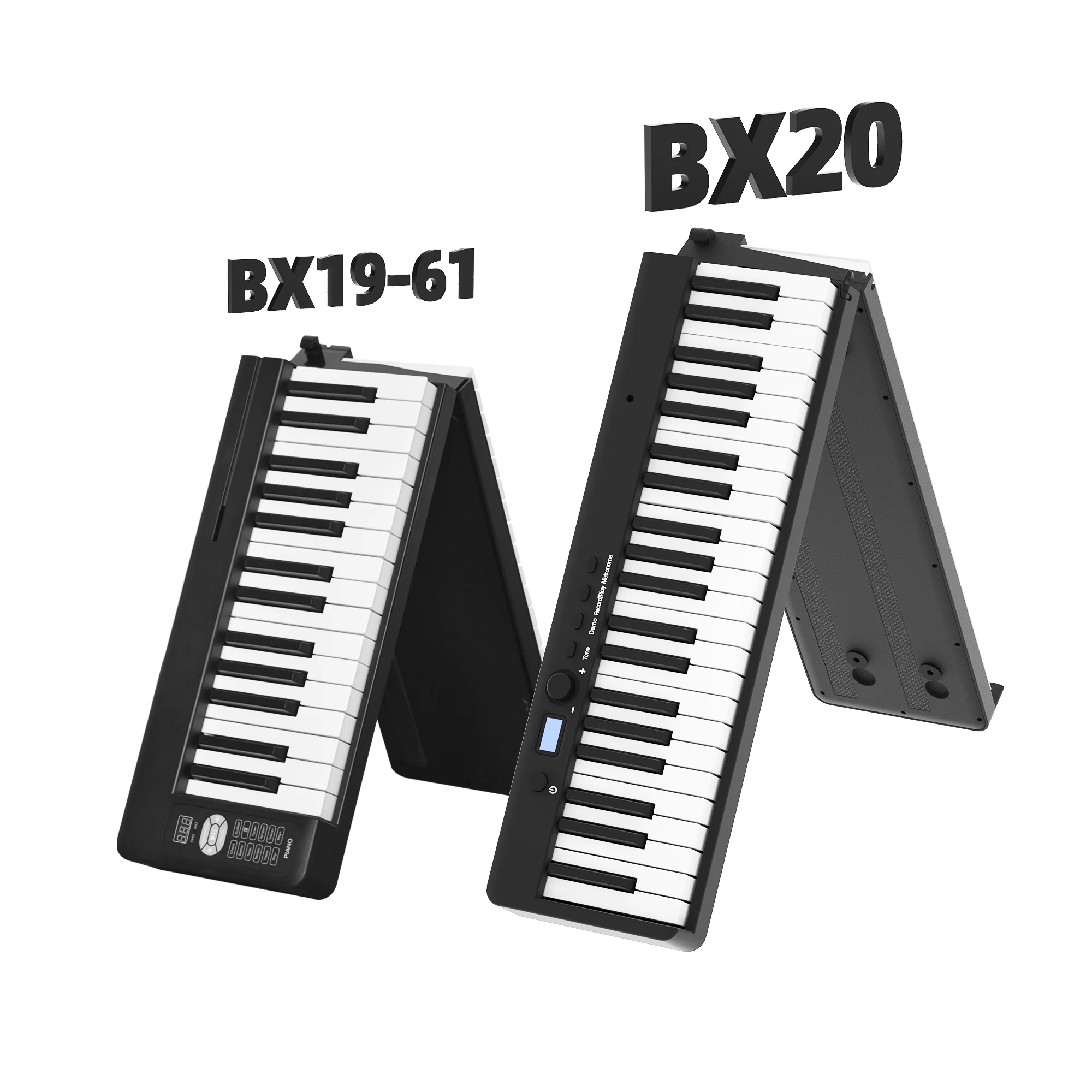Bx-20 Pianoforte Pieghevole Fornitura Di Fabbrica Prezzo All'Ingrosso Tastiera Digitale Portare Su Supporto Per Pianoforte Midi