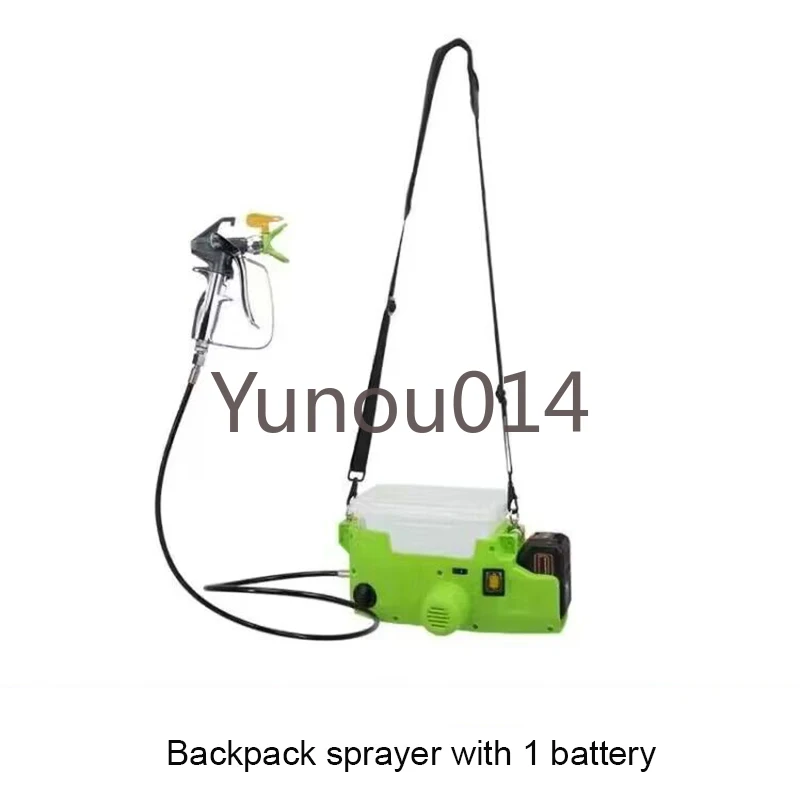 

High Pressure Lithium Battery Backpack Spraying Gun Wall Repair,Suitable Paint,Latex Paint Handheld Spraying Machine