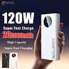 120W 200000mAh Power Bank Super Fast Charging Battery High Capacity Digital Display PowerBank For iPhone Samsung Huawei 2