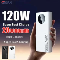 120W 200000mAh Power Bank Super Fast Charging Battery High Capacity Digital Display PowerBank For iPhone Samsung Huawei 2