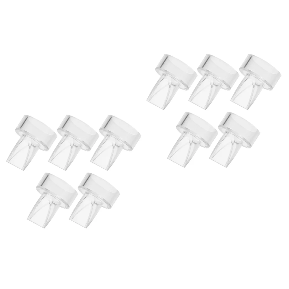 

10 Pcs Breast Pump Accessories Women Parts Anti Backflow Valves Milk Silica Gel