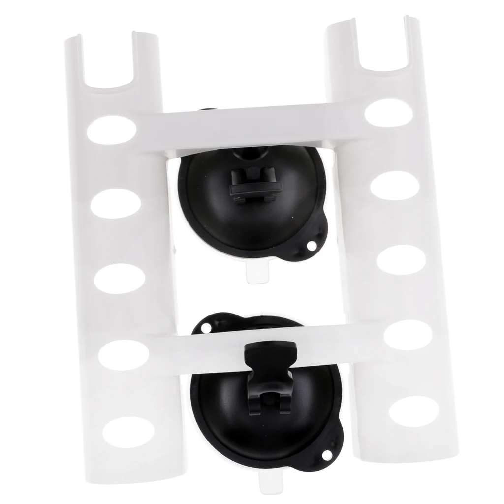 2 Fishing Rod Holder with Suction Cup, Assemble Fishing Box / Case