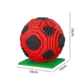Red Soccer Blocks
