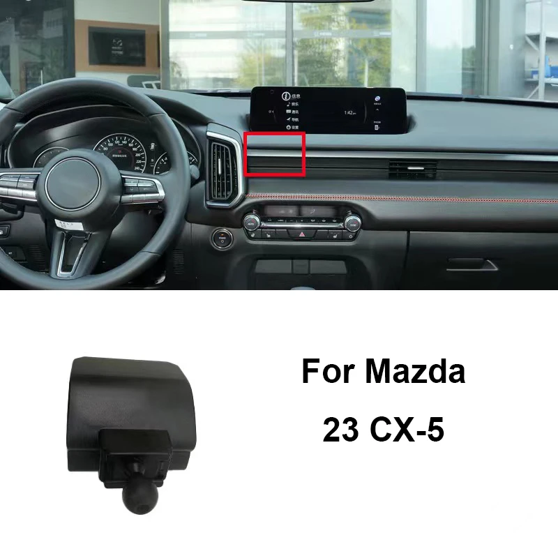 Mazda 3 6 RuiYi CX-4 CX-5 CX-8 Atenza Axela CX30 CX50 2004-2023 자동차 전용 전화 홀더 브래킷 마운트 특수베이스