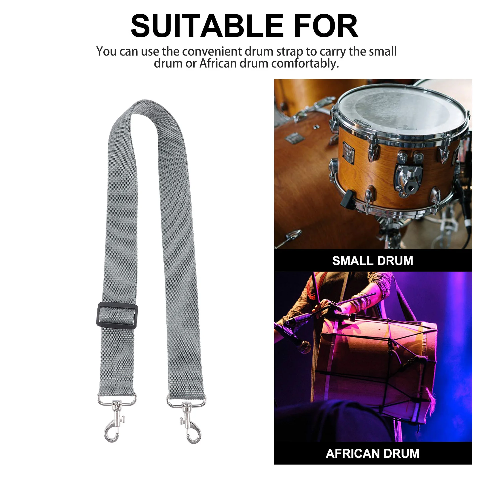Snare Drum Strap Instrument Belt Tenor Sling Parade Marching Shoulder Musical Accessory Suspend Instruments Toddler